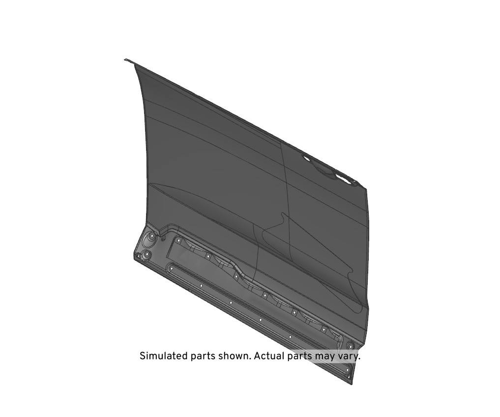 GM Genuine Parts Front Passenger Side Door Outer Panel Assembly
