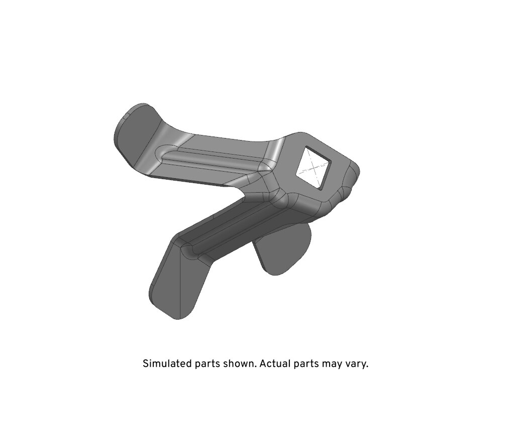 GM Genuine Parts Driver Side Body Side Rear Compartment Lid Bumper Bracket