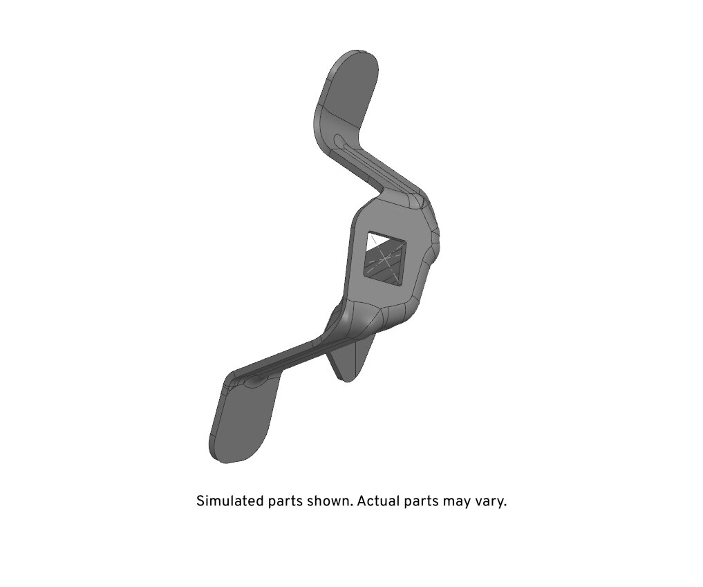 GM Genuine Parts Passenger Side Body Side Rear Compartment Lid Bumper Bracket