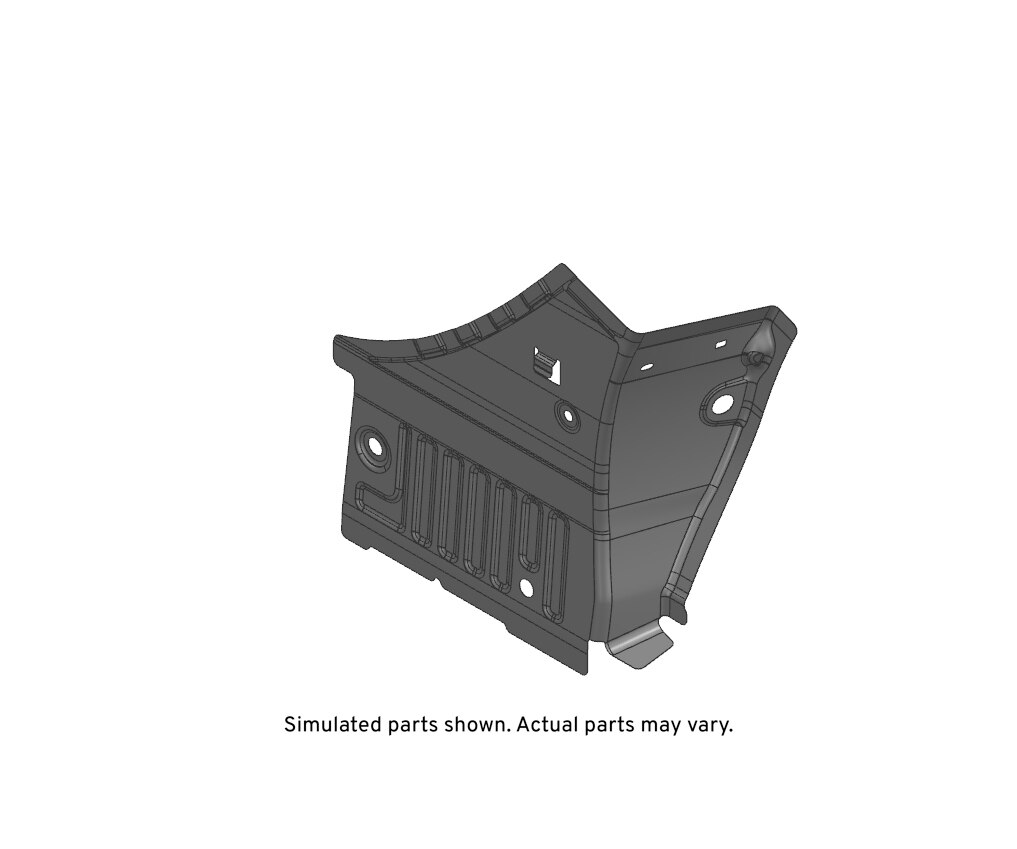 GM Genuine Parts Passenger Side Quarter Inner Panel Lower Extension