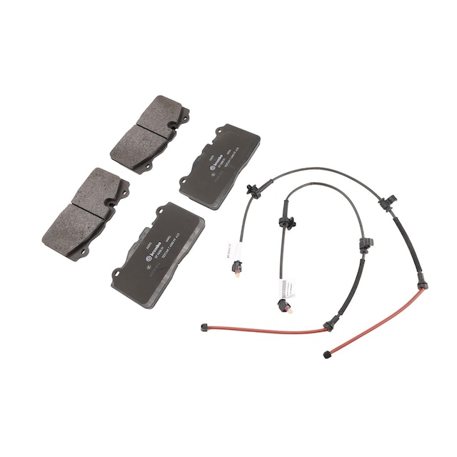 GM Genuine Parts Front Disc Brake Pad Set with Electronic Pad Wear Sensors
