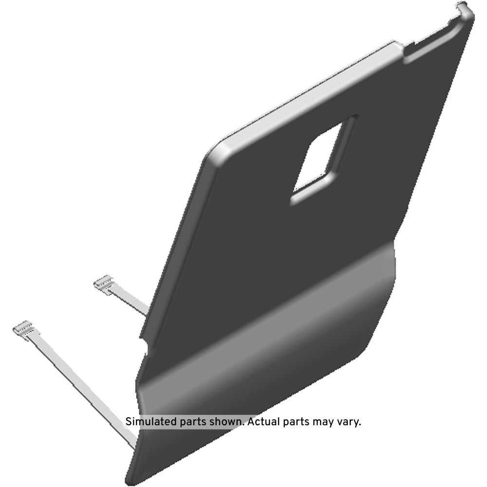 GM Genuine Parts Dark Titanium Rear Passenger Side Seat Back Carpet