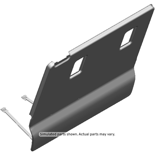 GM Genuine Parts Dark Titanium Rear Driver Side Seat Back Carpet