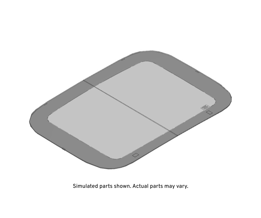 GM Genuine Parts Roof Stationary Window