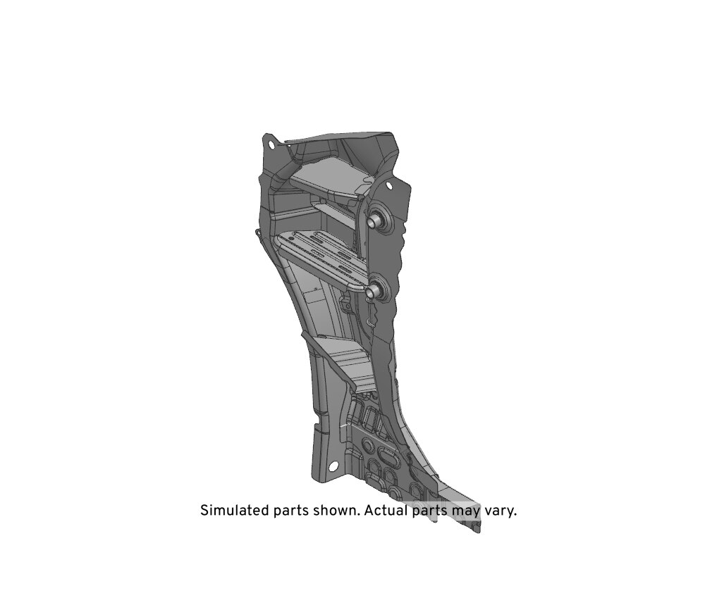 GM Genuine Parts Passenger Side Body Hinge Pillar Outer Panel Reinforcement
