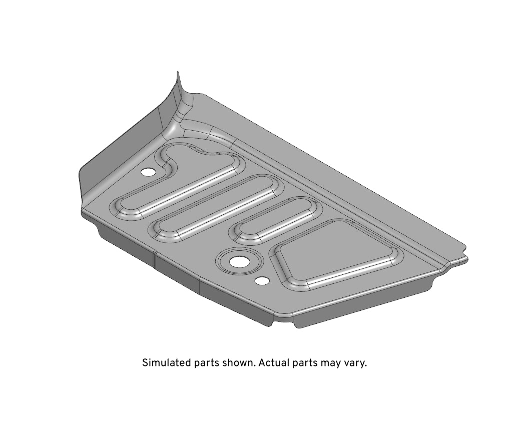 GM Genuine Parts Rear Driver Side Wheelhouse Inner Panel Extension