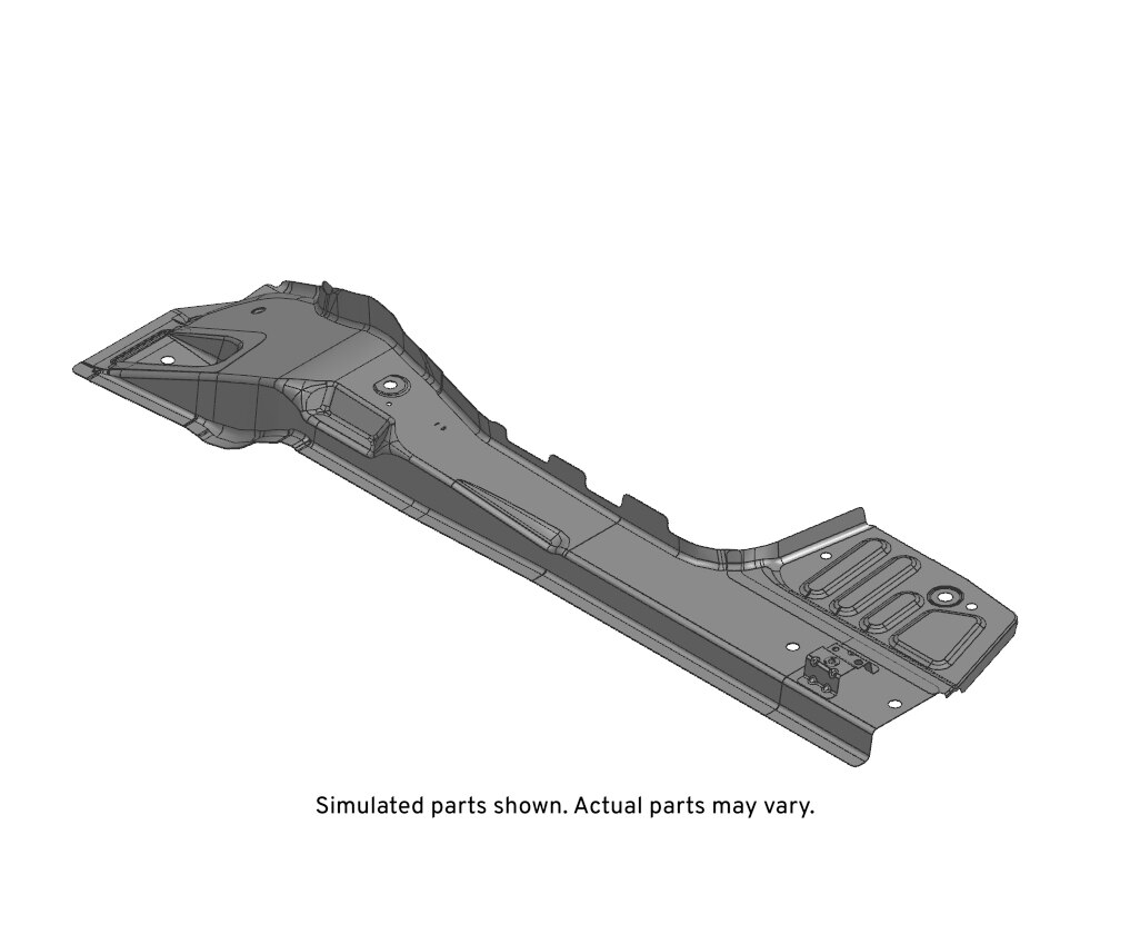 GM Genuine Parts Passenger Side Rear Compartment Floor Panel Rail
