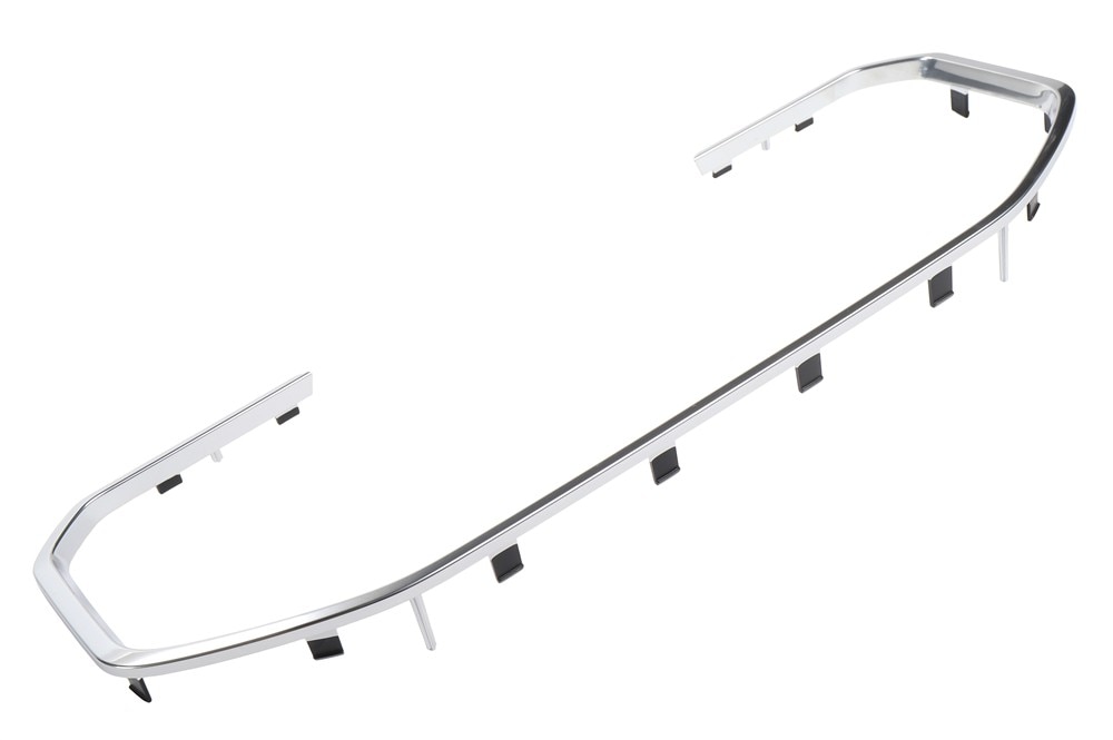 GM Genuine Parts Galvano Silver Instrument Panel Cluster Trim Plate Applique