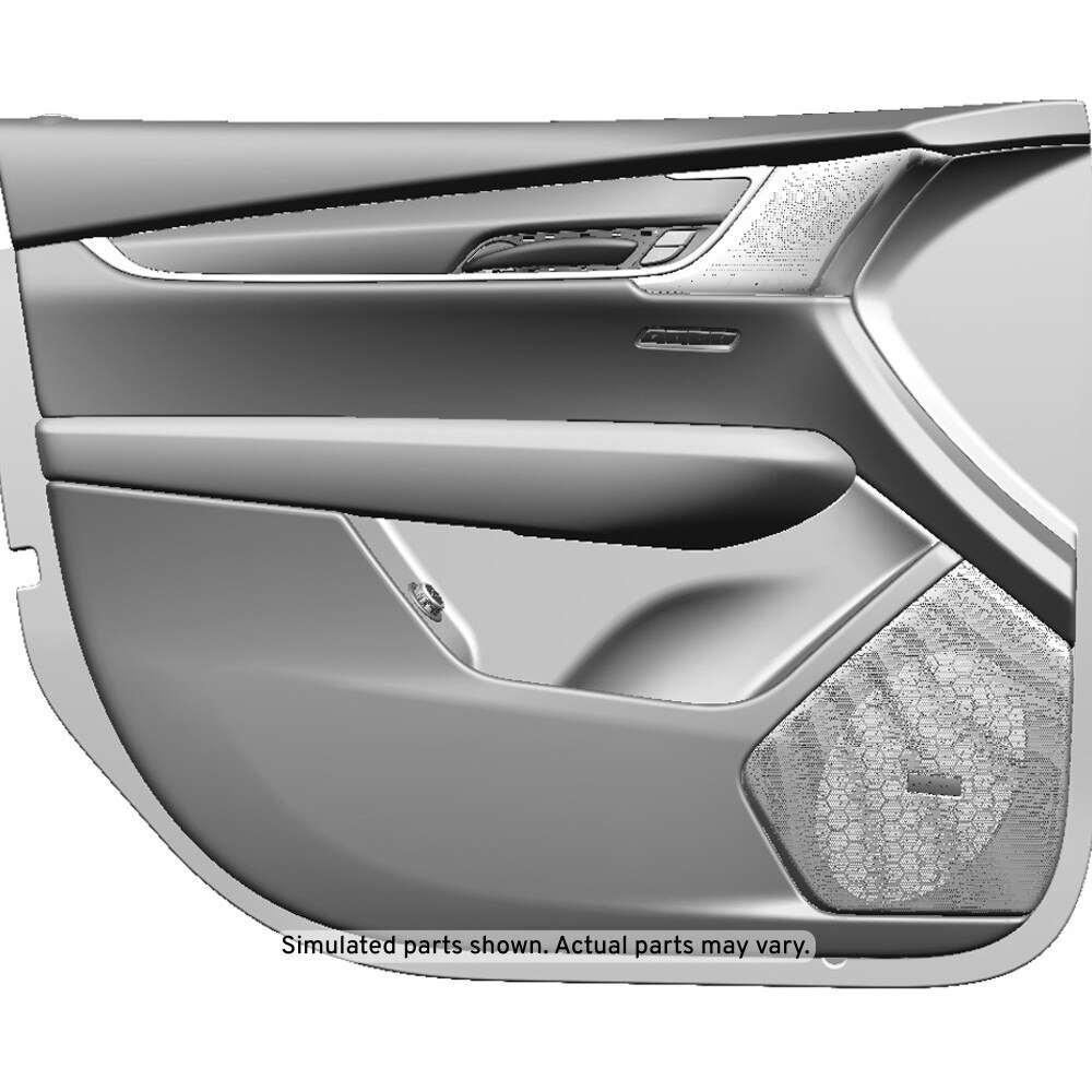 GM Genuine Parts Black Front Driver Side Door Trim