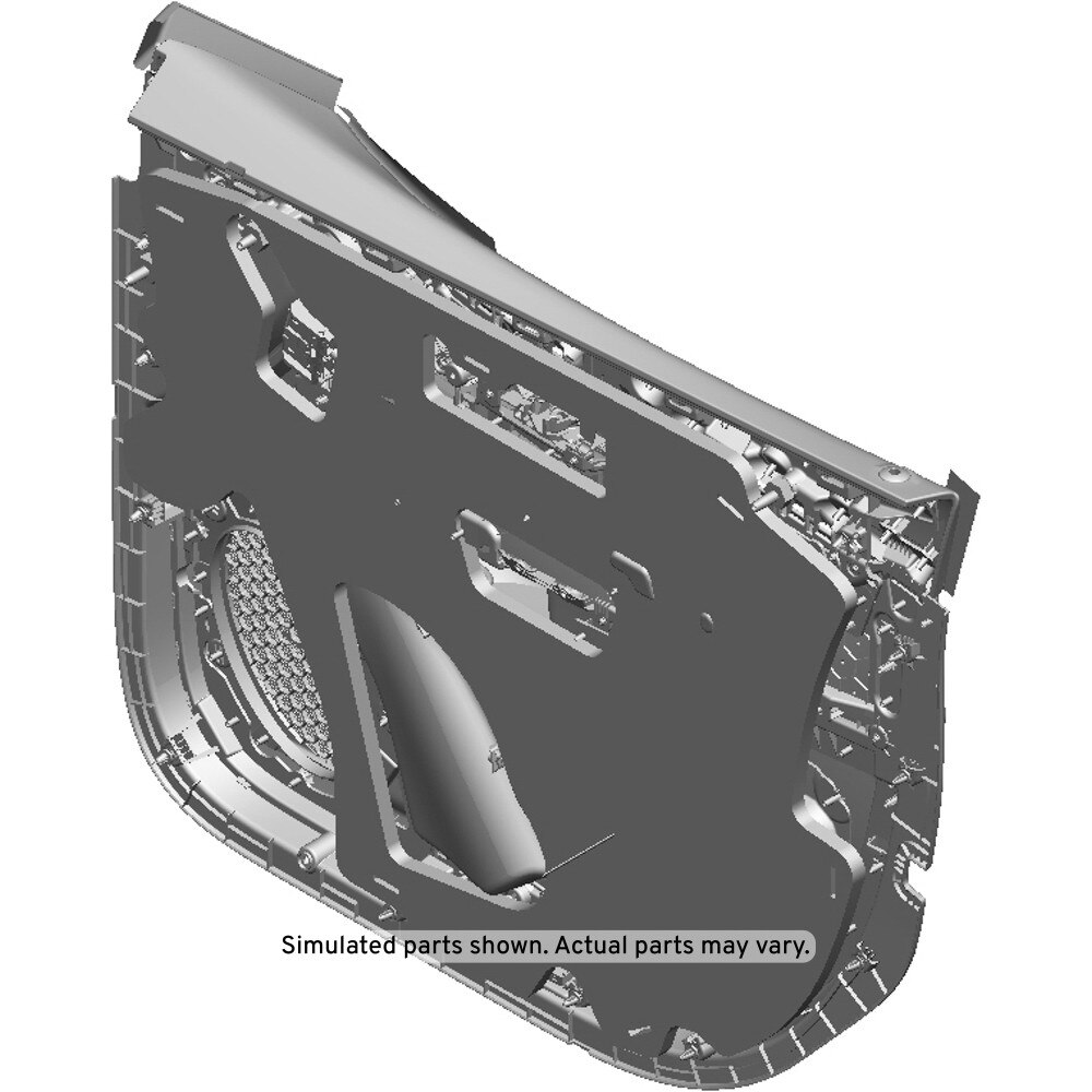 GM Genuine Parts Black Front Driver Side Door Trim