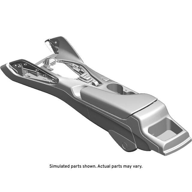 GM Genuine Parts Black Front Floor Console