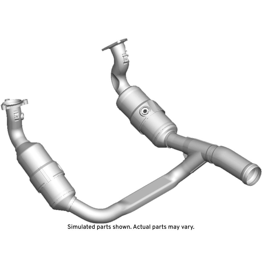 GM Genuine Parts Three-Way Catalytic Converter with Exhaust Pipe