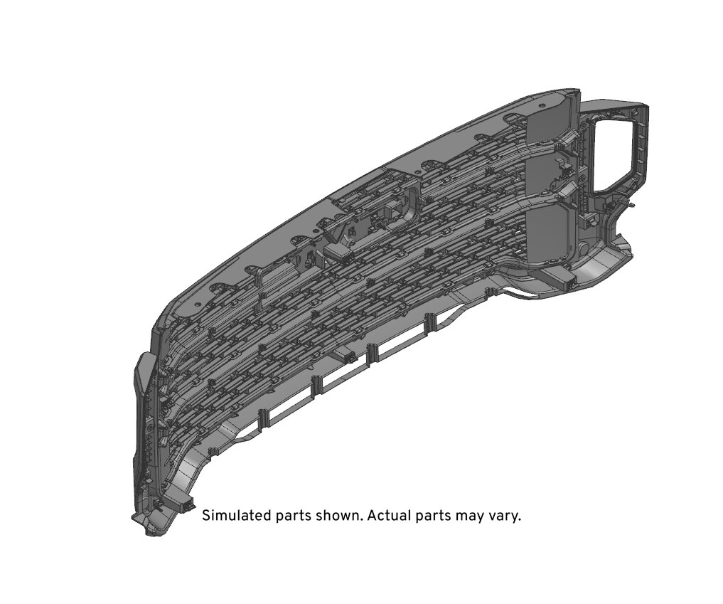 GM Genuine Parts Bright Chrome Front Grille