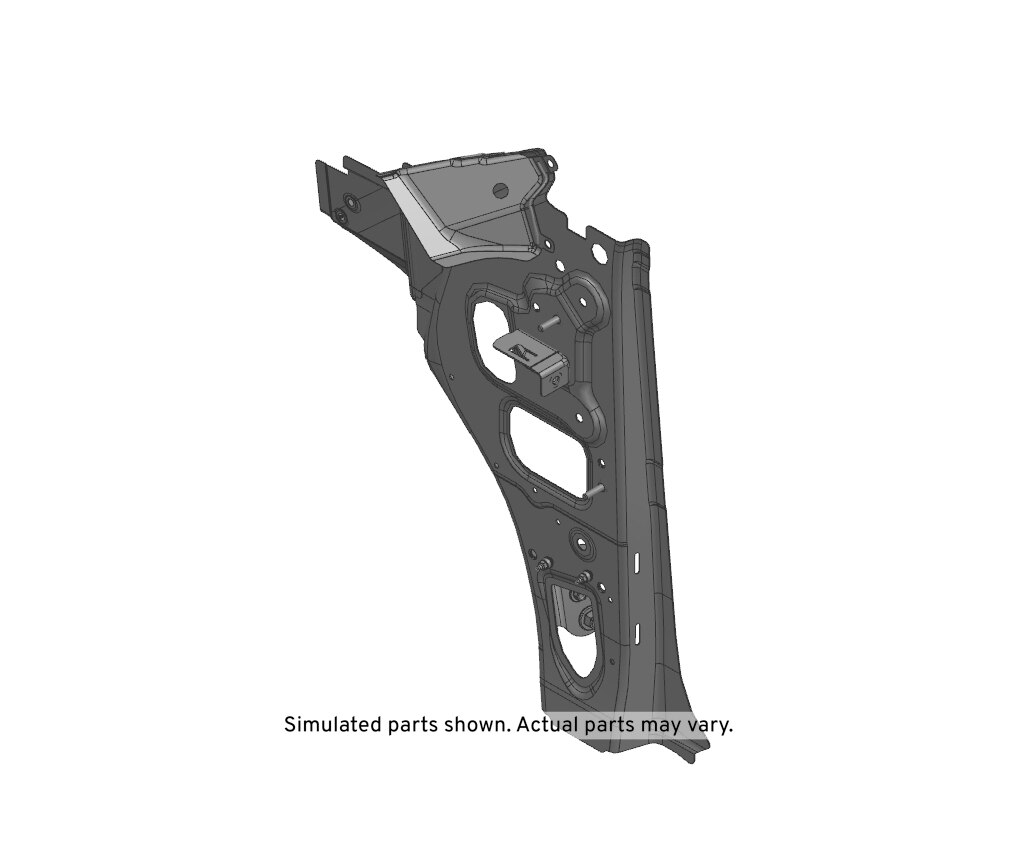 GM Genuine Parts Passenger Side Body Hinge Pillar Inner Panel