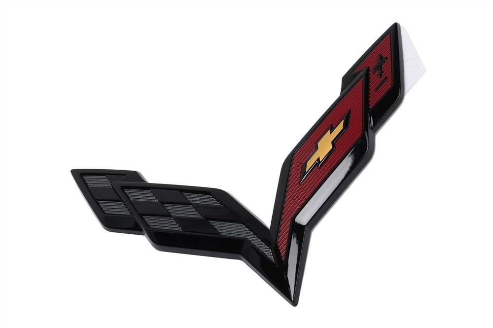 GM Genuine Parts Black Front Bumper Fascia Emblem