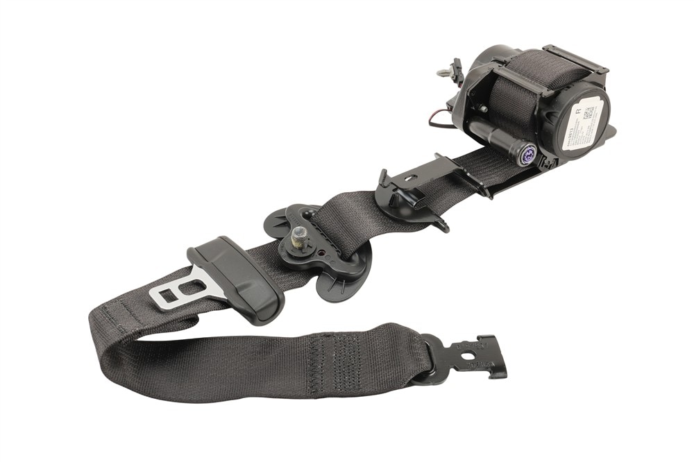 GM Genuine Parts Black Front Passenger Side Seat Belt Retractor