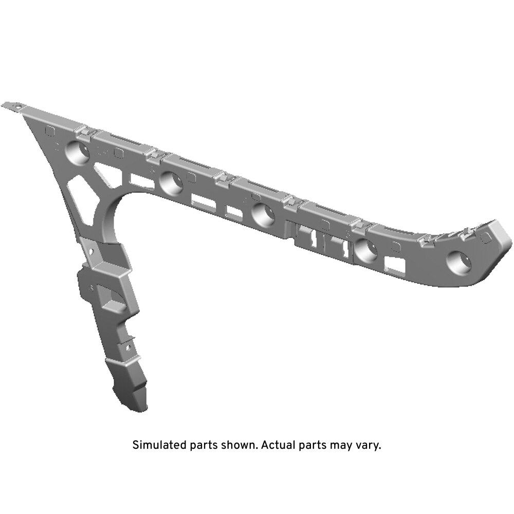GM Genuine Parts Passenger Side Bumper Cover Support Rail