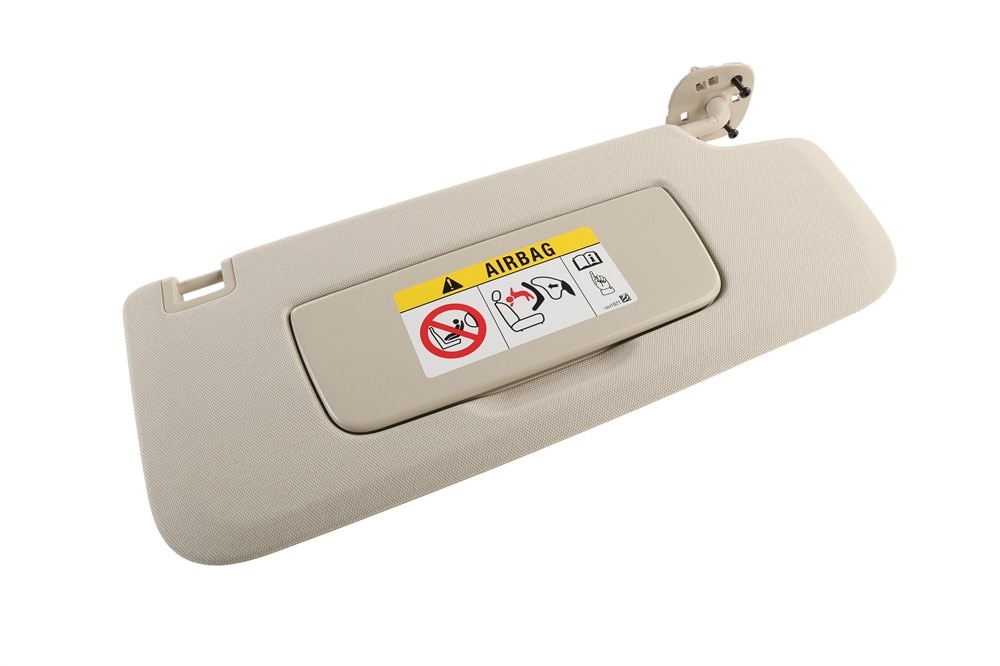 GM Genuine Parts Beige Passenger Side Sunshade