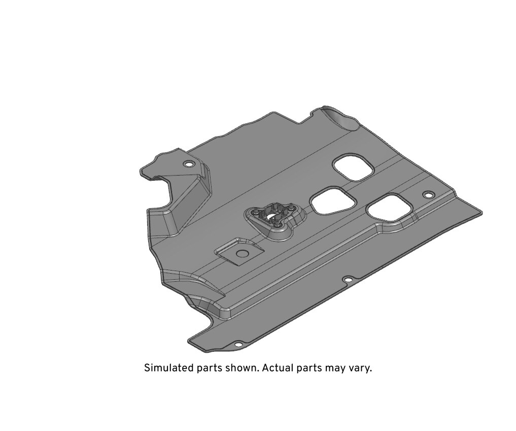 GM Genuine Parts Driver Side Instrument Panel Lower Trim Panel Insulator