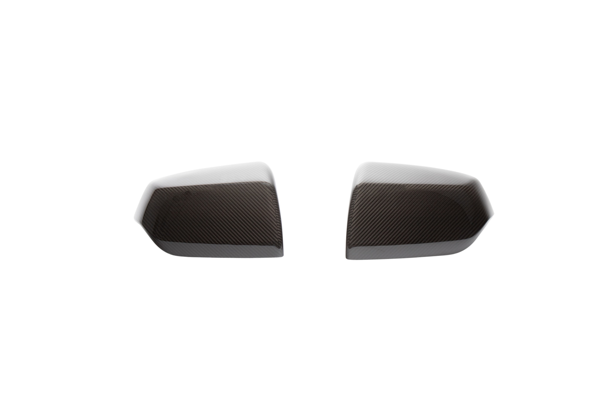 Outside Rearview Mirror Covers in Exposed Carbon Fiber
