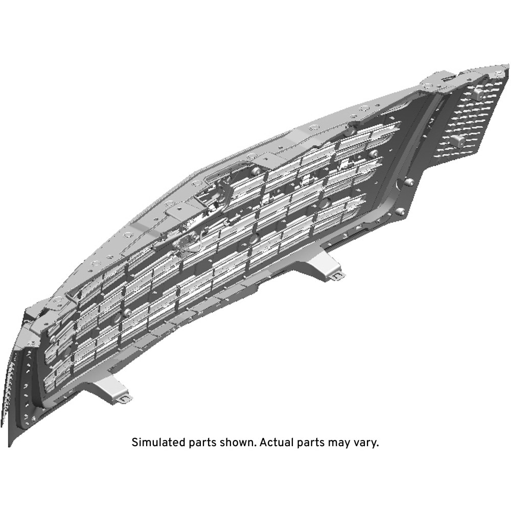 GM Genuine Parts Black Front Upper Grille