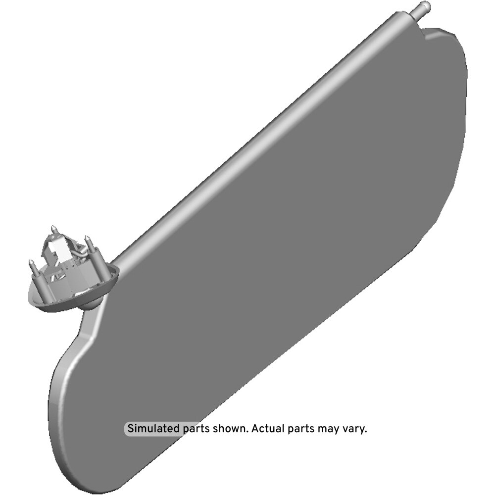 GM Genuine Parts Shale Driver Side Sunshade