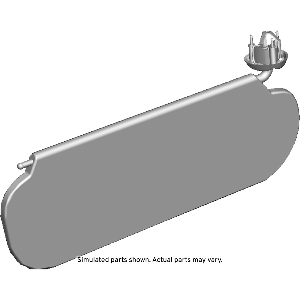 GM Genuine Parts Shale Passenger Side Sun Visor