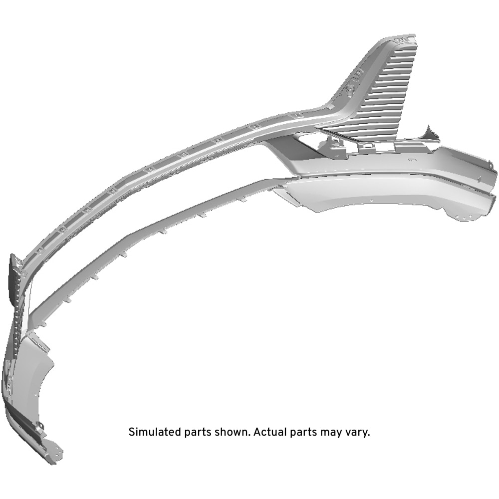 GM Genuine Parts Black Front Lower Bumper Cover