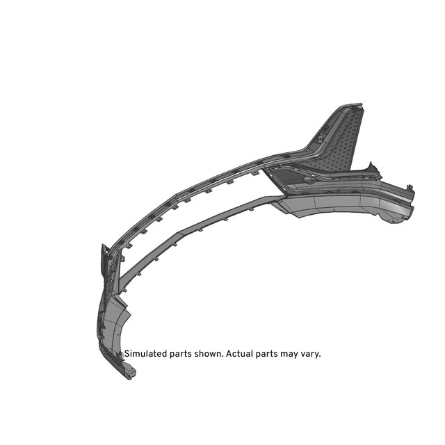 GM Genuine Parts Black Front Lower Bumper Cover