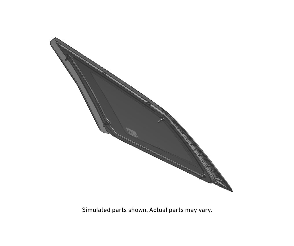 GM Genuine Parts Passenger Side Quarter Window