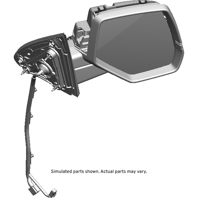 GM Genuine Parts Passenger Side Outside Rearview Mirror
