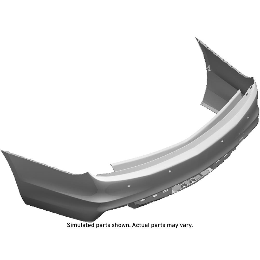 GM Genuine Parts Primed Rear Bumper Upper Fascia