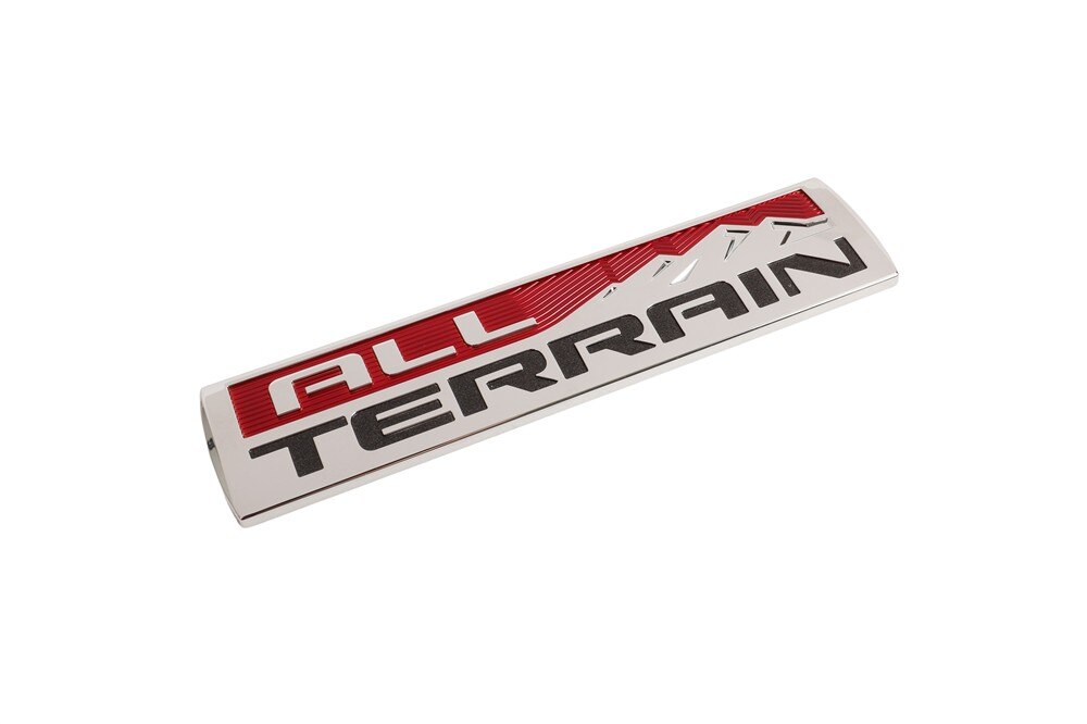 GM Genuine Parts Passenger Side Tailgate Marketing Name Plate Package