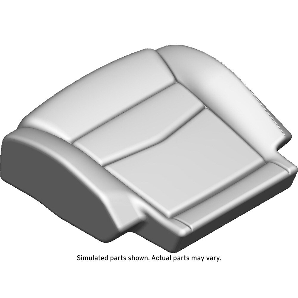 GM Genuine Parts Black Passenger Side Rear Seat Cushion Cover