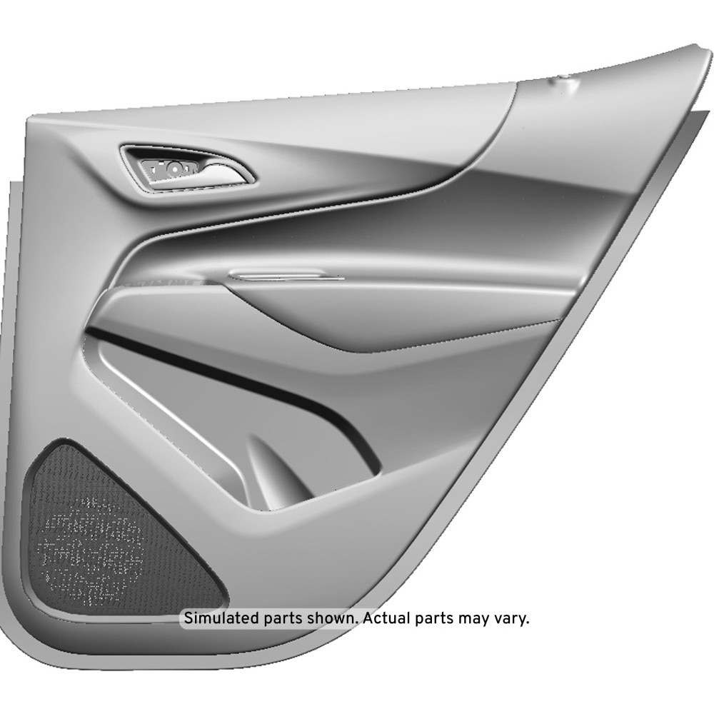 GM Genuine Parts Gray Rear Passenger Side Door Trim