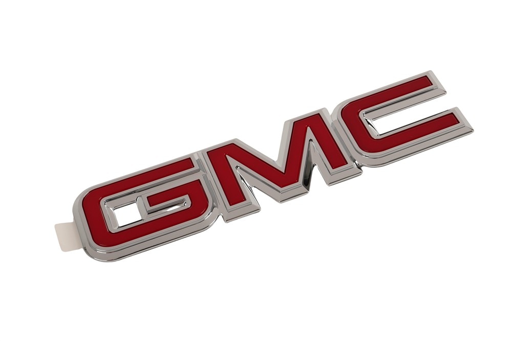 GM Genuine Parts Chrome Vehicle Name Plate without Black Border