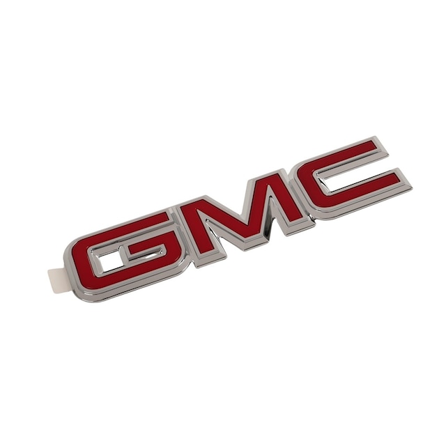 GM Genuine Parts Chrome Vehicle Name Plate without Black Border
