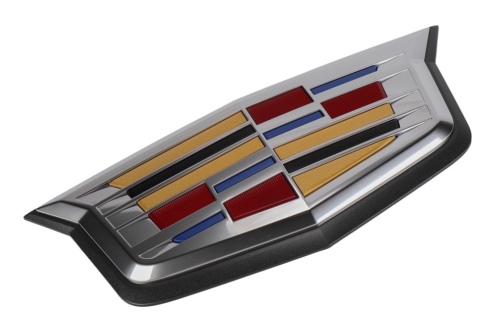 GM Genuine Parts Galvano Silver Front Grille Emblem