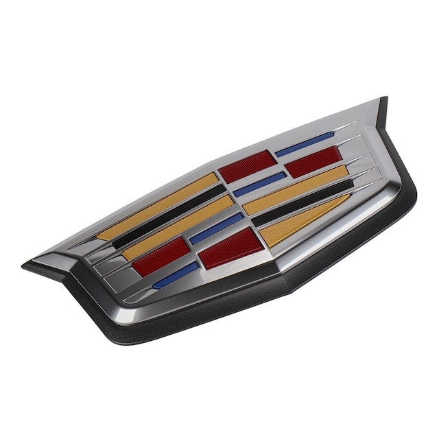 GM Genuine Parts Galvano Silver Front Grille Emblem