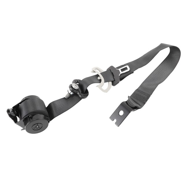 GM Genuine Parts Black Rear Passenger Side Seat Belt