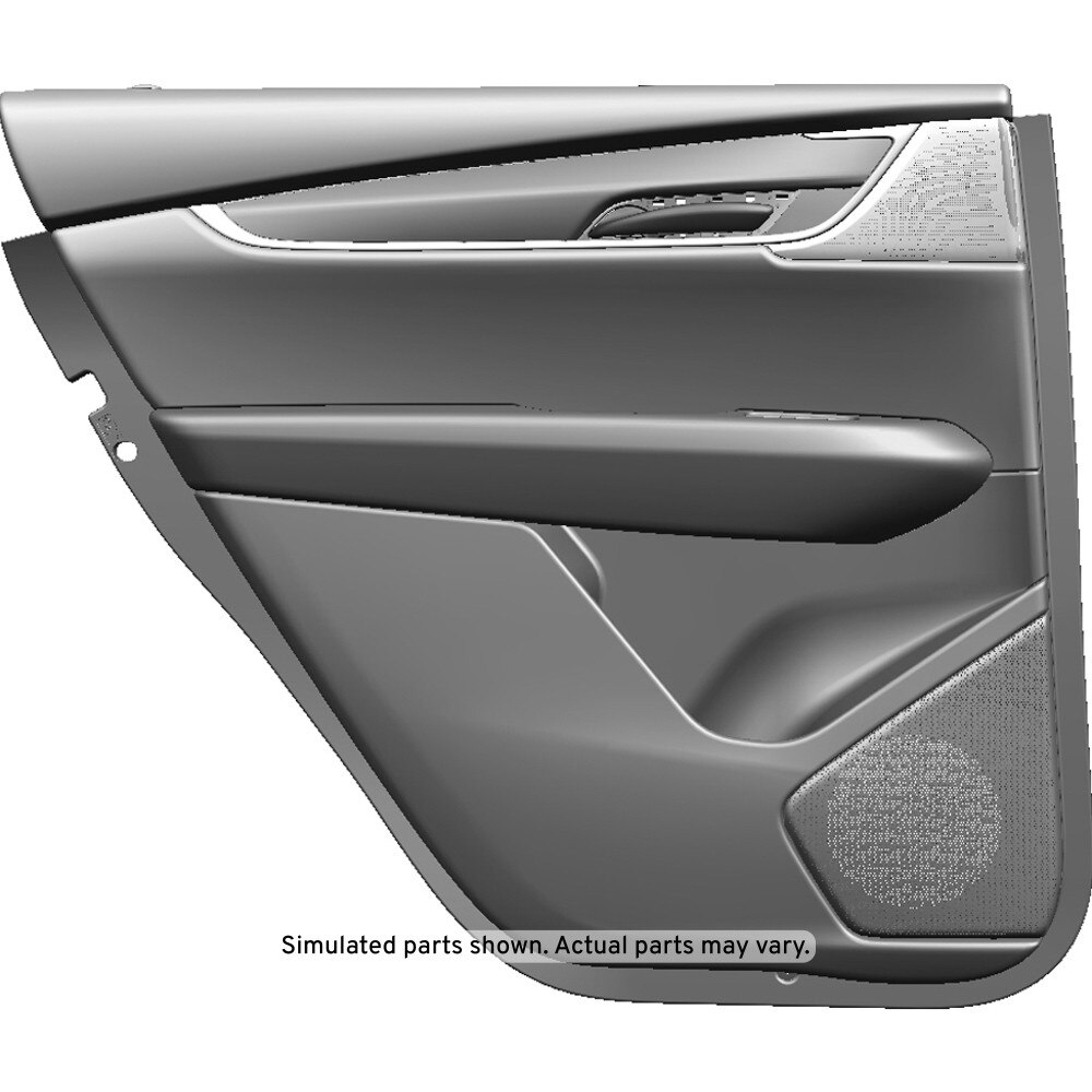 GM Genuine Parts Black Rear Driver Side Door Trim