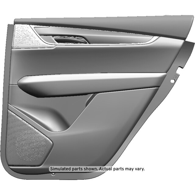 GM Genuine Parts Titanium Rear Passenger Side Door Trim