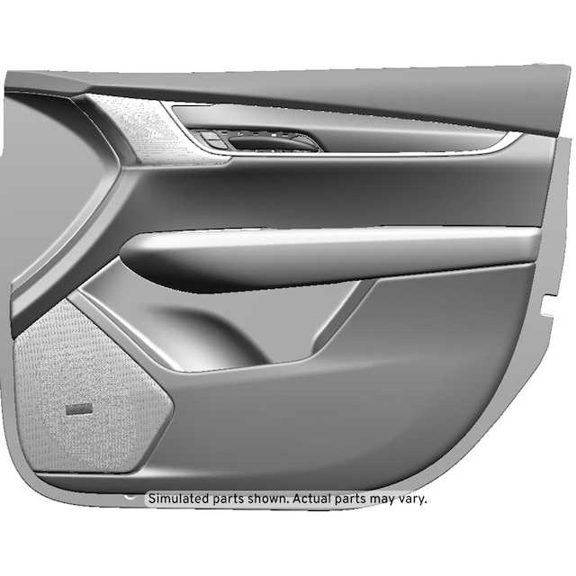 GM Genuine Parts Titanium Front Passenger Side Door Trim