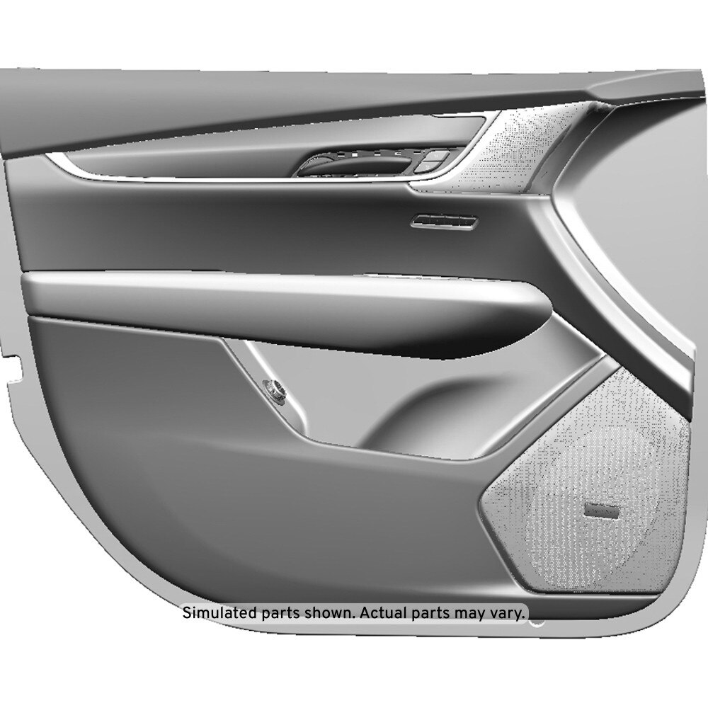GM Genuine Parts Titanium Front Driver Side Door Trim