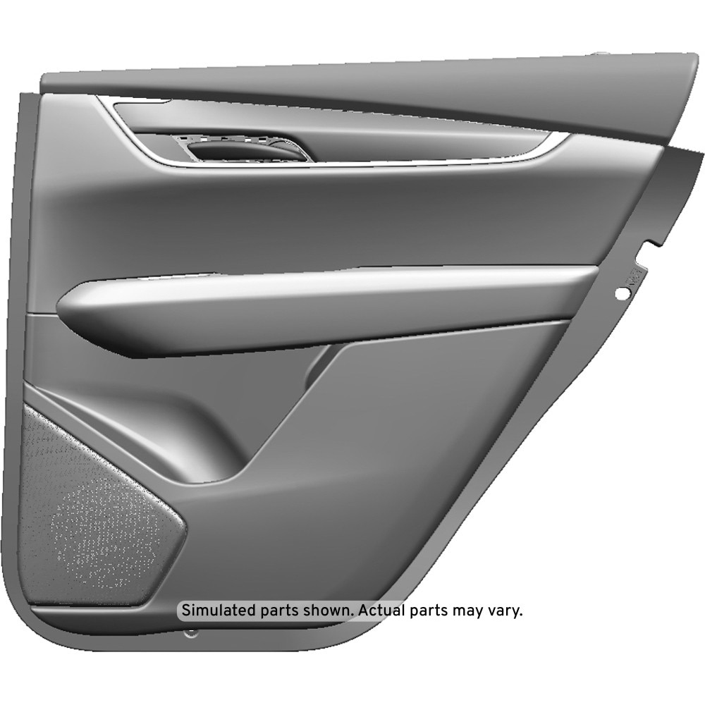 GM Genuine Parts Titanium Rear Passenger Side Door Trim