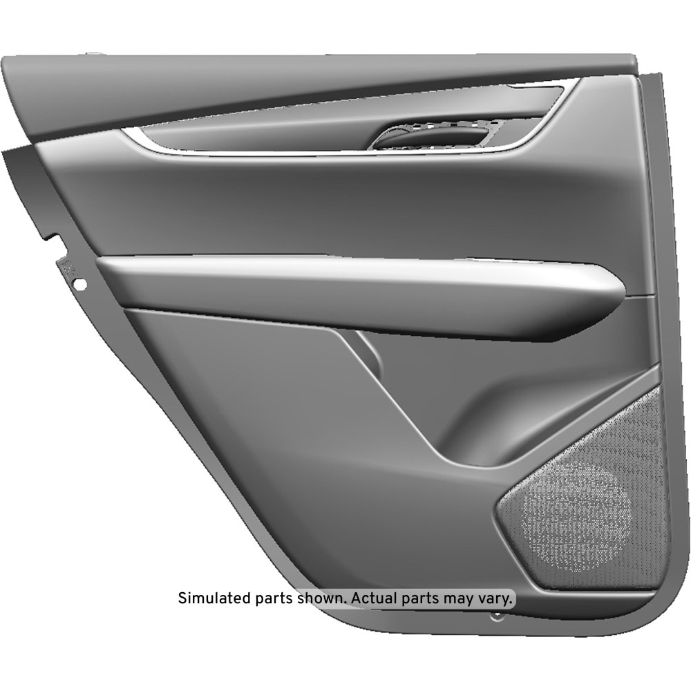 GM Genuine Parts Titanium Rear Driver Side Door Trim