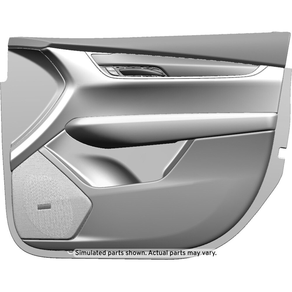 GM Genuine Parts Titanium Front Passenger Side Door Trim