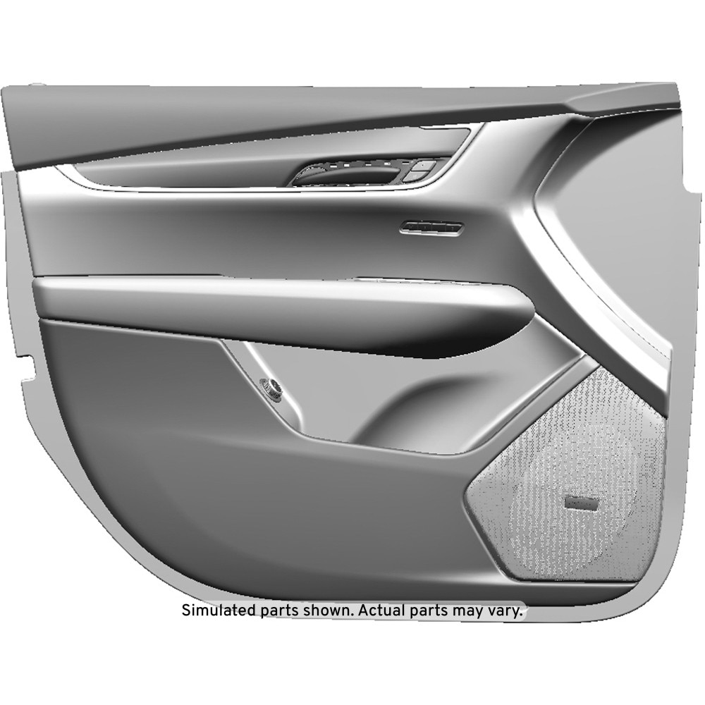 GM Genuine Parts Titanium Front Driver Side Door Trim
