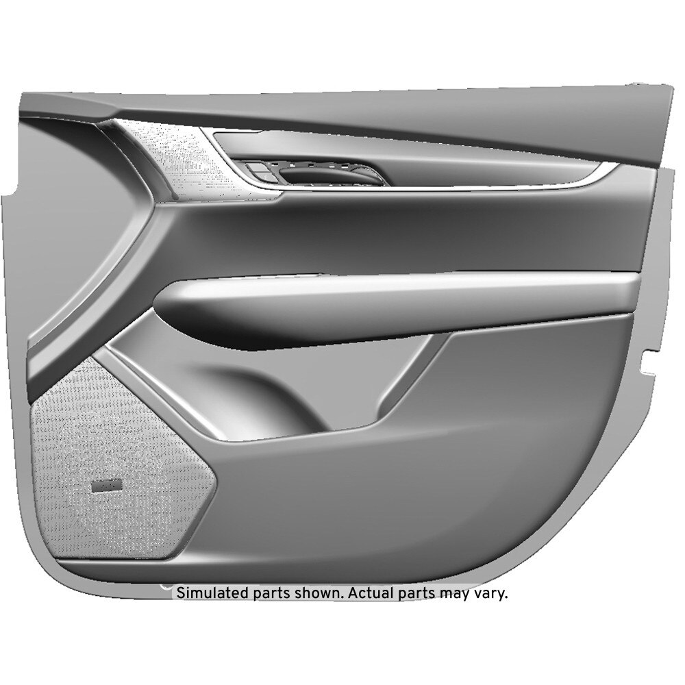 GM Genuine Parts Black Front Passenger Side Door Trim