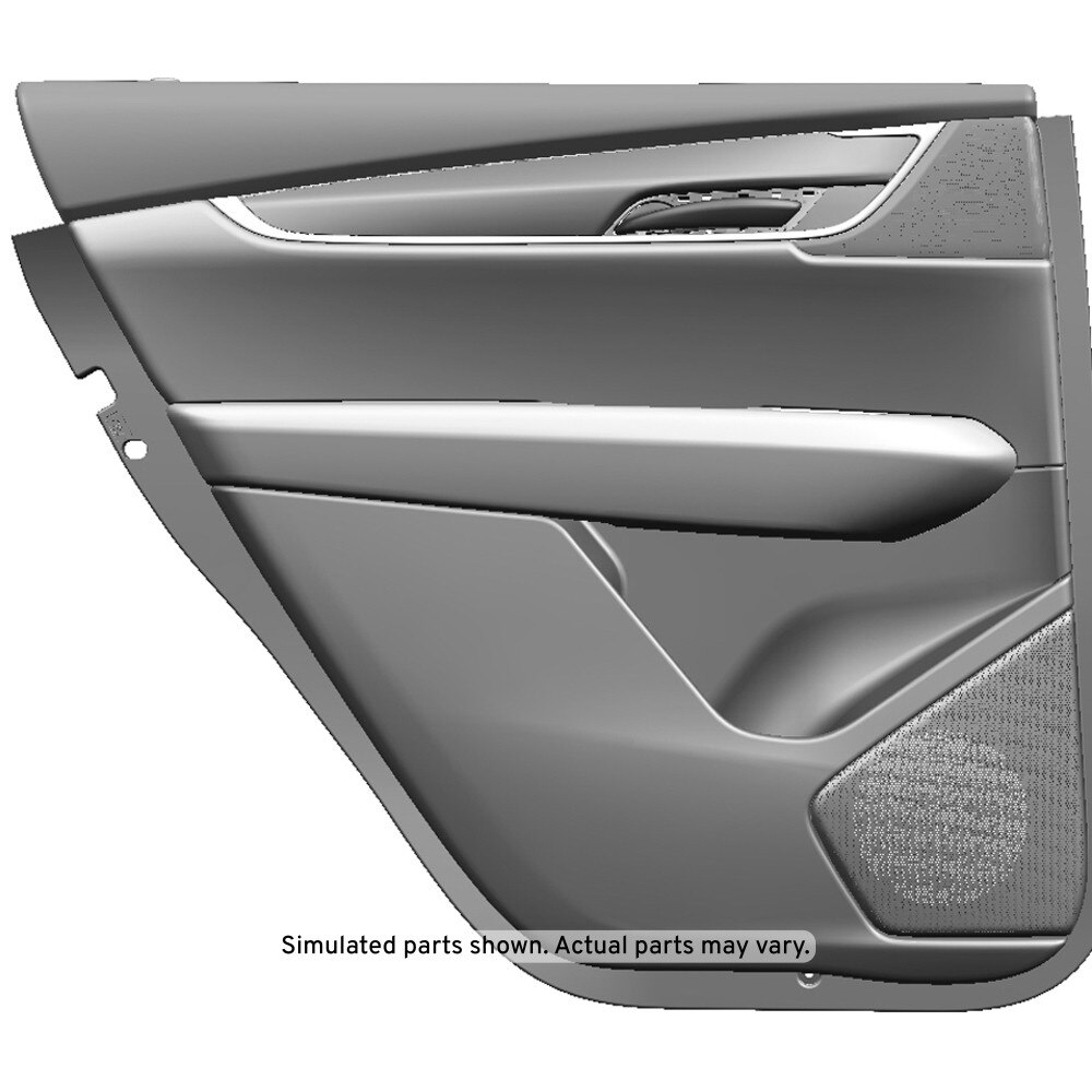 GM Genuine Parts Black Rear Driver Side Door Trim